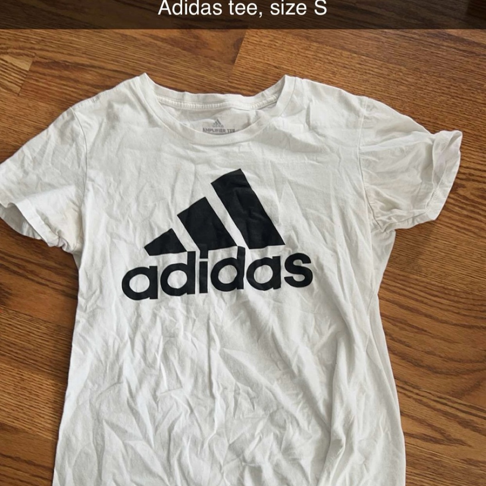 Adidas women White T-Shirt